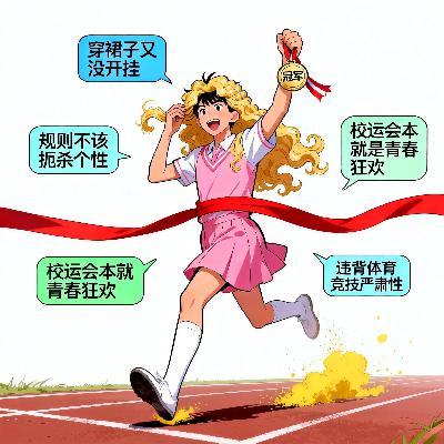男生穿裙跑百米“被取消成绩：是该守规矩，还是该容个性？