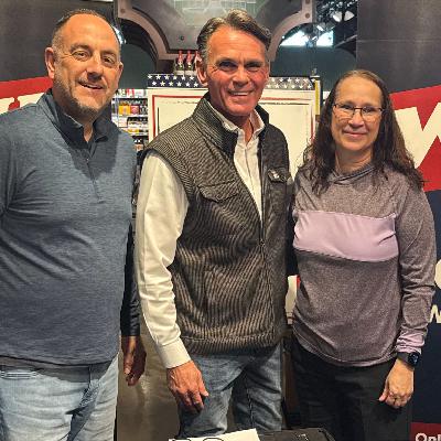 Master Sgt. Laura Rios and Andy KcKinnon