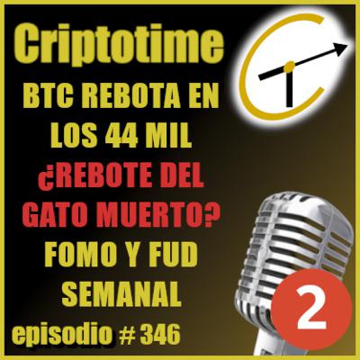 [Parte 2] BTC REBOTA EN LOS 44 MIL ¿REBOTE DEL GATO MUERTO? | FOMO Y FUD SEMANAL | Jorge Gatica.