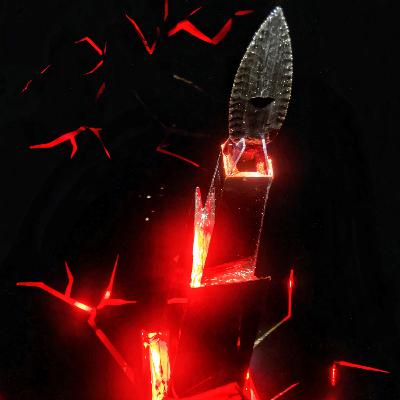 Обсидиановый наконечник копья