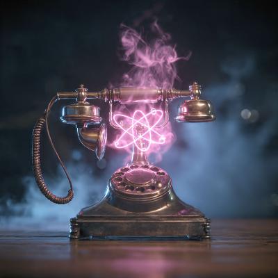 quantum steam ~ that is rising above a telephone signifying the significant properties regarding The interest to develop business light chemistry growth+network effects compounding from a phone?