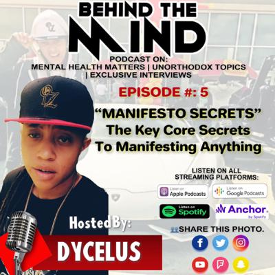 #MENTALHEALTHMATTERS + MANIFESTO CORE SECRETS TO MANIFESTING ANYTHING IN LIFE