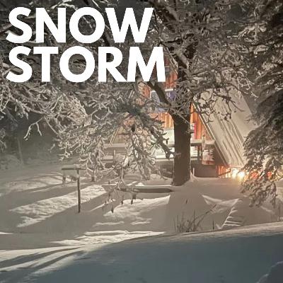 💨 WINTER STORM Ambience with Icy Howling Wind Sounds for Sleeping, Relaxing and Studying Background