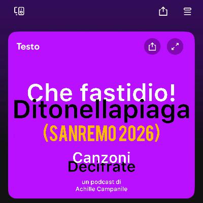 Ep. 15 Che fastidio! - Ditonellapiaga