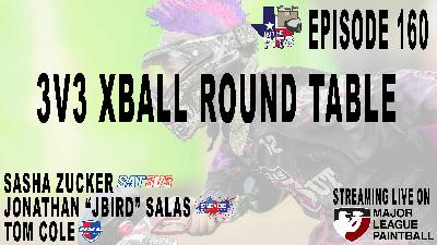 In The Pits episode 160, the 3v3 XBall Round Table, with Tom Cole, Sasha Zucker, and "J-Bird" Salas