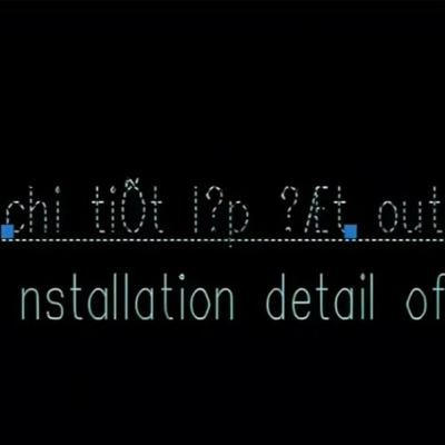 Sửa Lỗi Font Chữ Trong Cad