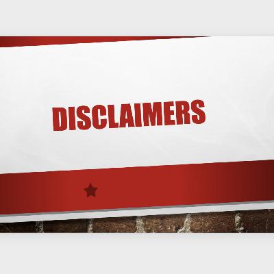 Episode 193: DISCLAIMERS