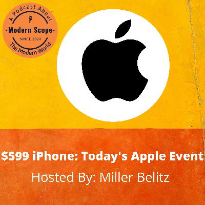 $599 iPhone: Today's Apple Event $599 iPhone: Today's Apple Event
