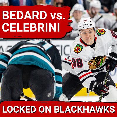 Bedard Faces Celebrini For 2nd NHL Matchup | Blackhawks & Sharks Rebuild Comparisons