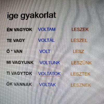 Ige lenni! Verbo ser!