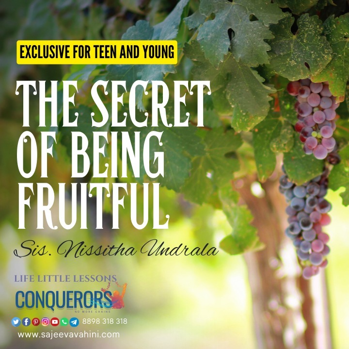 The secret of being fruitful