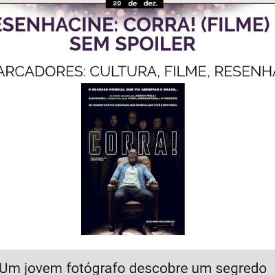 Resenhacine: corra! Resenhacine: corra!