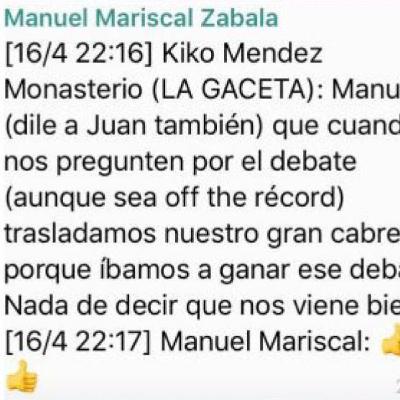 La guasa del WhatsApp de Vox
