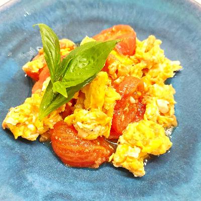 🍅『 トマトと卵の炒めもの 』🥚🍳