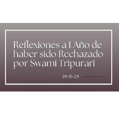 Reflexiones a 1 Año de haber sido Rechazado por Swami Tripurari (al Español) – 29-10-23