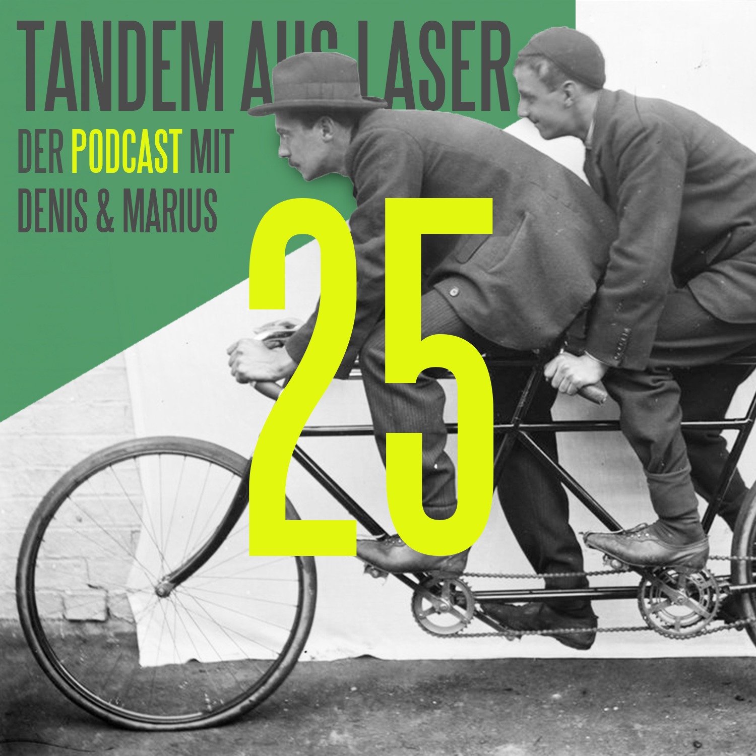Tandem aus Laser