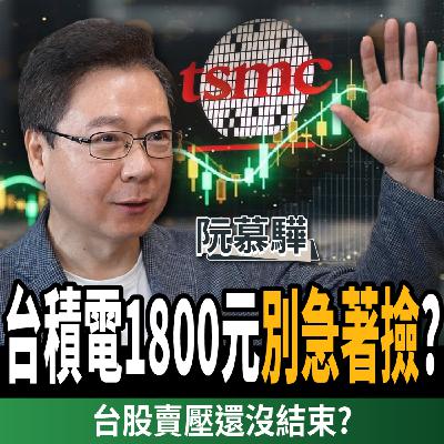 【下班經濟學_股票】台積電1800元別急著撿?台股賣壓還沒結束?高手:緊盯4大族群?ft.阮慕驊 【下班經濟學_股票】台積電1800元別急著撿?台股賣壓還沒結束?高手:緊盯4大族群?ft.阮慕驊