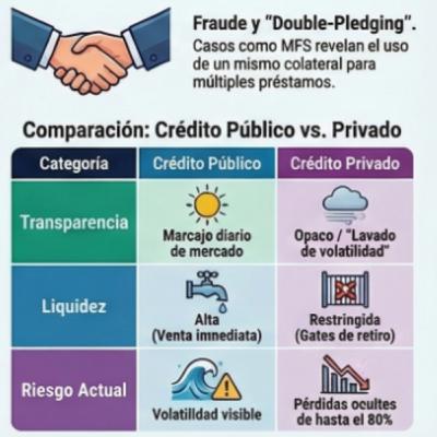 Riesgos en los créditos privados y la deuda estadounidense Riesgos en los créditos privados y la deuda estadounidense