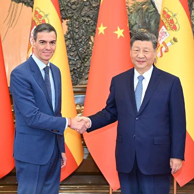 Chinese president meets Spanish prime minister in Beijing