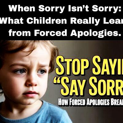 When Sorry Isn’t Sorry: What Children Really Learn from Forced Apologies.Parenting Cycle.
