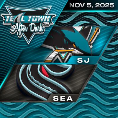 San Jose Sharks @ Seattle Kraken - 11/4/2025 - Teal Town USA After Dark (Postgame) San Jose Sharks @ Seattle Kraken - 11/4/2025 - Teal Town USA After Dark (Postgame)