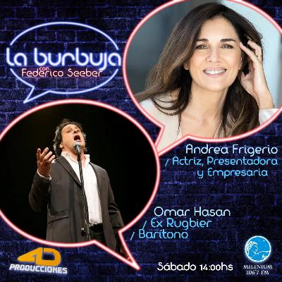 Omar Hasan y Andrea Frigerio, se meten en La Burbuja