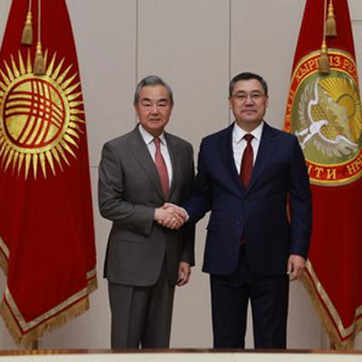 Kyrgyz president meets Chinese foreign minister on strengthening cooperation