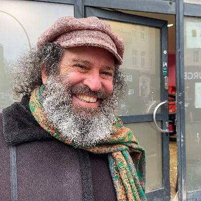 Mit Tomer Gardi beim Lieferservice