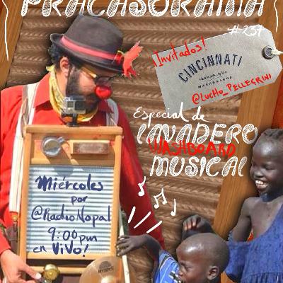 237 Fracasorama / Episodio con Lucho Pellegrini de invitado, para platicar de las Washboard y otros Cotidiófonos