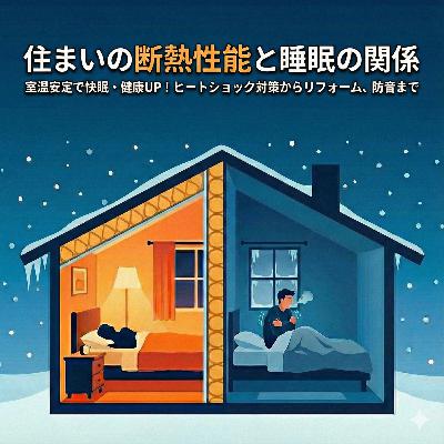 【23】住まいの断熱性能と睡眠の関係 〜建築家・松山さんをお迎えして〜