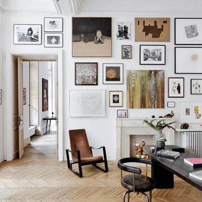 Tendência: Big Wall Art Ou Parede Galeria