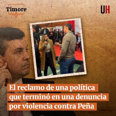 El reclamo de una política que terminó en una denuncia por violencia contra Peña El reclamo de una política que terminó en una denuncia por violencia contra Peña