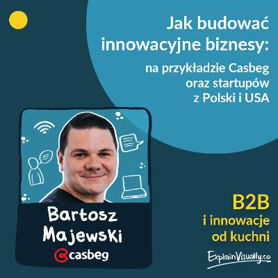 Jak budować innowacyjne biznesy: na przykładzie Casbeg oraz startupów z Polski i USA. Opowiada: Bartosz Majewski