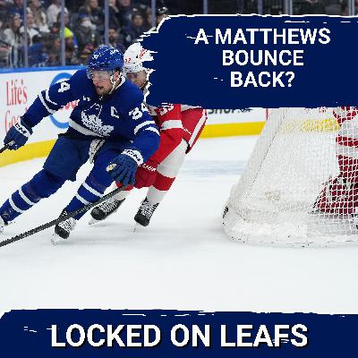 Leafs looking for Auston Matthews and top line to find chemistry vs. Red Wings