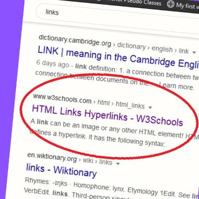 Why links are in purple color