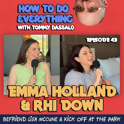 Emma Holland & Rhi Down: Befriend Lisa McCune & Kick Off At The Park