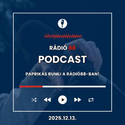 Paprikás rumli a Rádió88-ban! | Café88 [2025.12.13.]