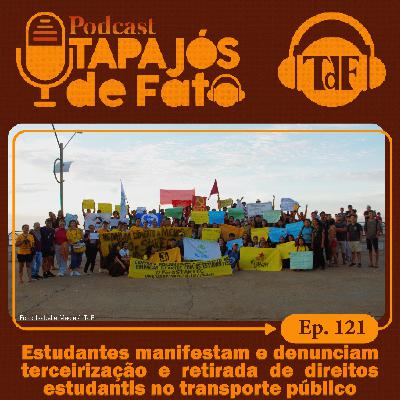 Estudantes manifestam e denunciam terceirização e retirada de direitos estudantis no transporte público