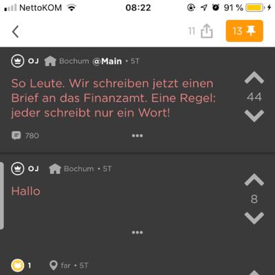 Der Brief ans Finanzamt
