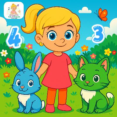 Histoires pour enfants : apprendre à compter 3 et 4 avec Lila dans une aventure magique