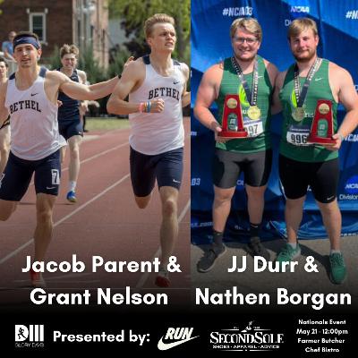 2025 D3 Outdoor Nationals: Jacob Parent & Grant Nelson + JJ Durr & Nathen Borgan 2025 D3 Outdoor Nationals: Jacob Parent & Grant Nelson + JJ Durr & Nathen Borgan