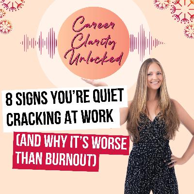 8 Signs You’re Quiet Cracking at Work (and Why It’s Worse Than Burnout) 8 Signs You’re Quiet Cracking at Work (and Why It’s Worse Than Burnout)