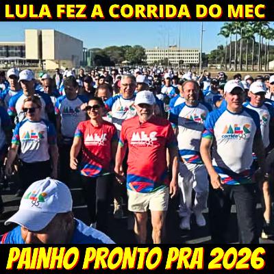 Com quase 80 anos Lula participa de corrida e mostra que está pronto para o 4o mandato