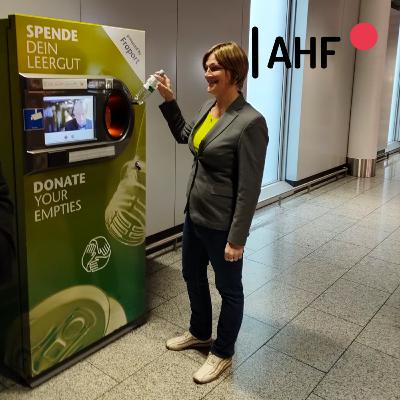 Special: Aktion "Spende dein Leergut" am Frankfurter Flughafen