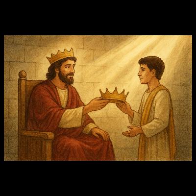 When King David Prepares Solomon