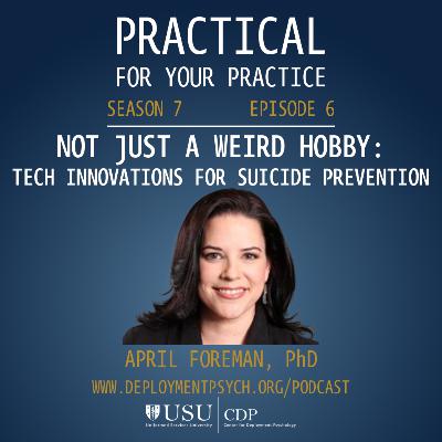 Not Just a Weird Hobby: Tech Innovations for Suicide Prevention Not Just a Weird Hobby: Tech Innovations for Suicide Prevention