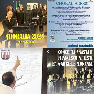 Choralia 2025; parlano i protagonisti - parte seconda (F. Attesti, Padre G. Monanni e C. Anastasi)