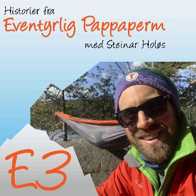 Papparollen og baby på båltur