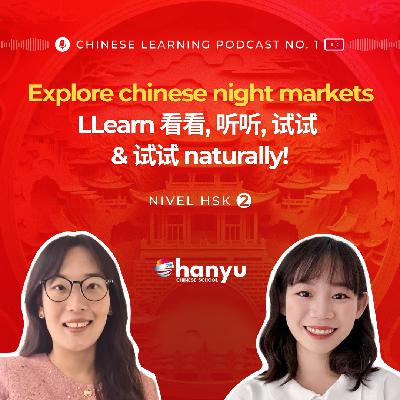 #04 Verb Duplication (看看, 听听, 试试) | Night Market Street Food | Learn Chinese Online | HSK 2