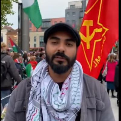 Comrade Ali speaks on Palestine